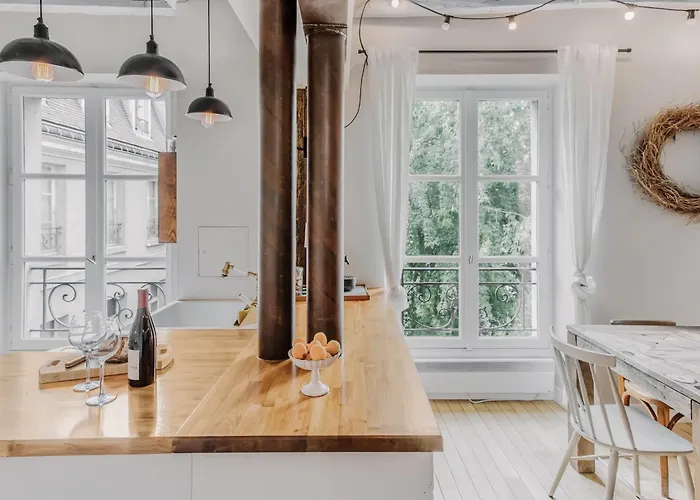 דירה Beautiful Parisian Full Of Light פריז